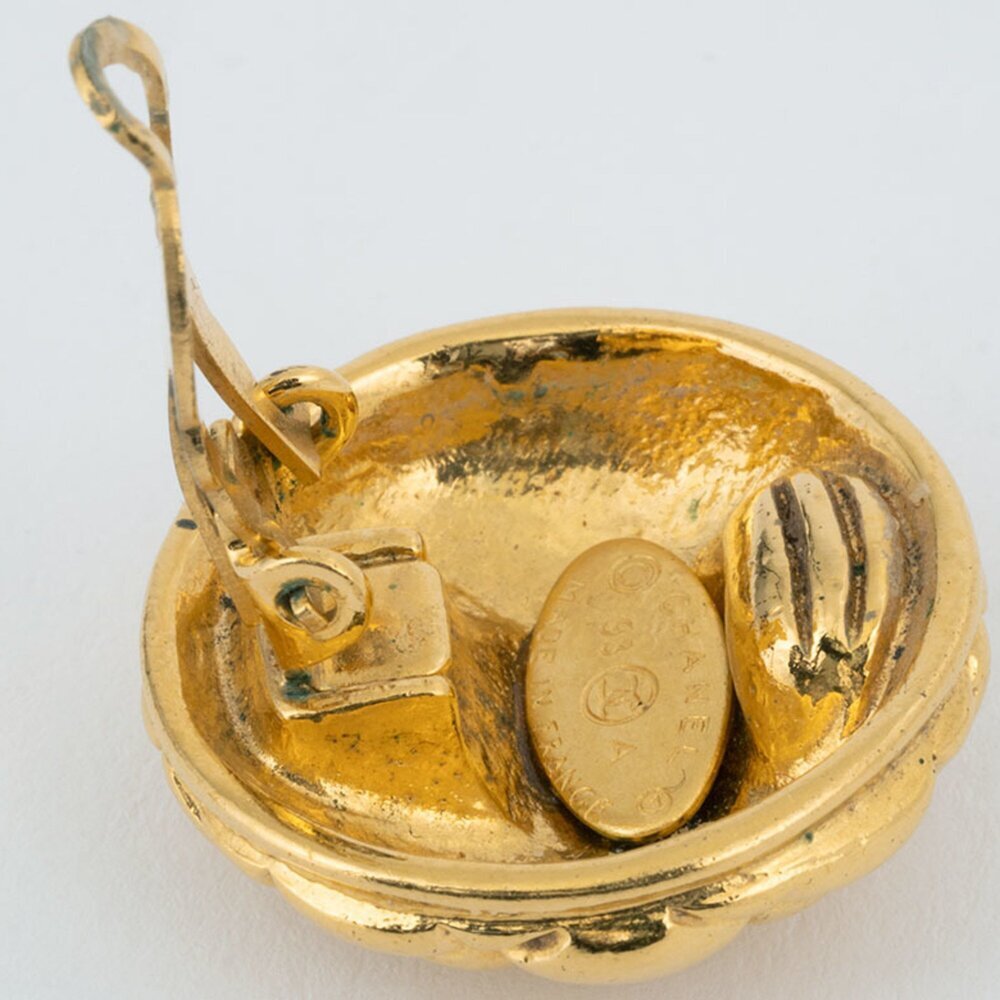 CHANEL Gold Earrings - Picture 8 of 11